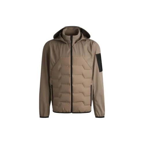 HUGO BOSS Пуховик Мужской Бежевый