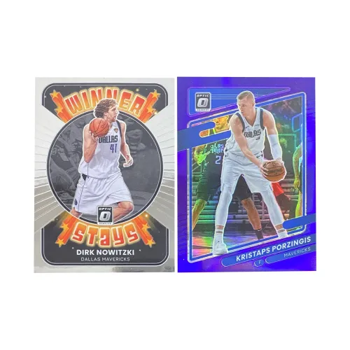 Panini 2021 22 Маверикс Навольски Порзингис Дирк Спортивные карты 2 шт