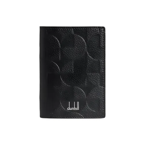Dunhill Держатель для карт из коровьей кожи мужской черный