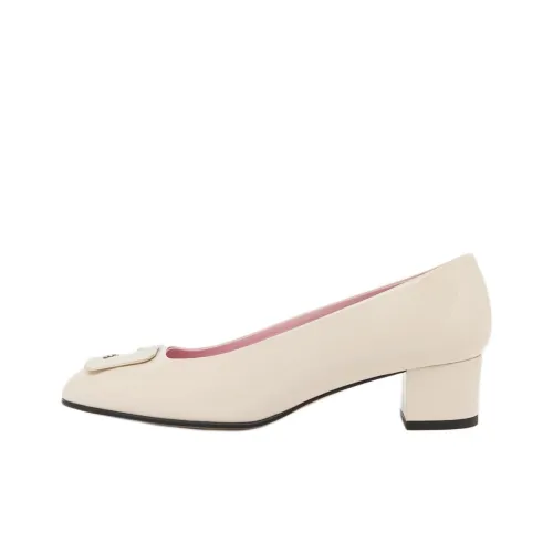 Carel CAMELIA Грубый каблук Высокие каблуки 4CM Женские Сливочный