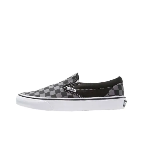 Vans Slip On Low Top Скейтборд Кроссовки Унисекс Черный Серый