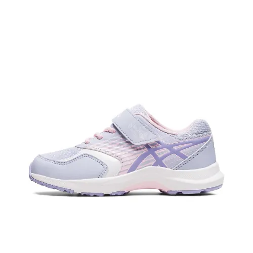 ASICS Lazerbeam KB MG Поддержка Отскок Дышащий Низкий Топ Детские Беговые Кроссовки Таро Фиолетовый