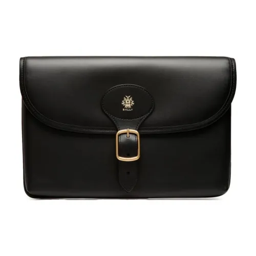 BALLY Телячья кожа Клатч Женский Черный