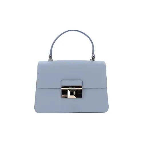 Furla Коровья кожа Одно плечо Сумка Мини Женская Светло-синяя