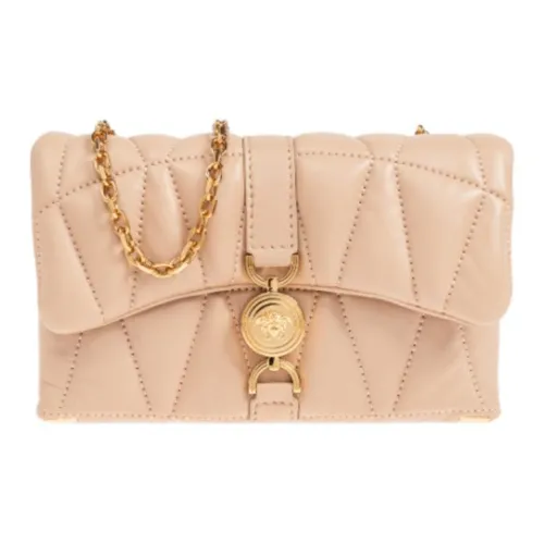VERSACE Kleio Кожа Сумка через плечо Мини Женская Розовая