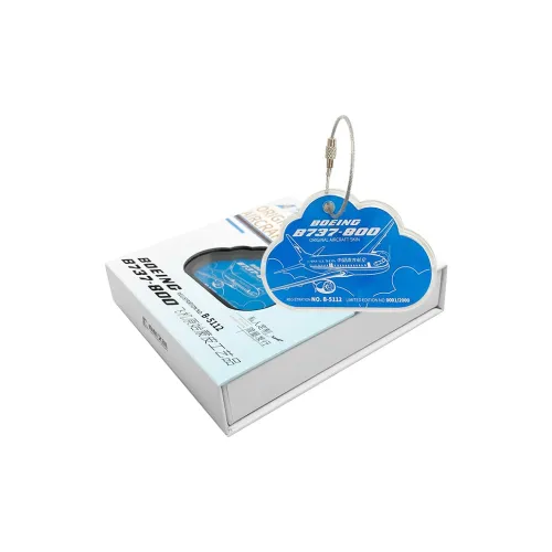 ZHONGGUONANFANGHANGKONG Boeing 737 Самолет Ограниченная серия Кожаный брелок Облако Стиль Подвески на тему аниме