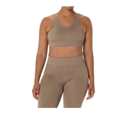 Asics NAGINO FLEX Бесшовный бюстгальтер женский цвет тауповый