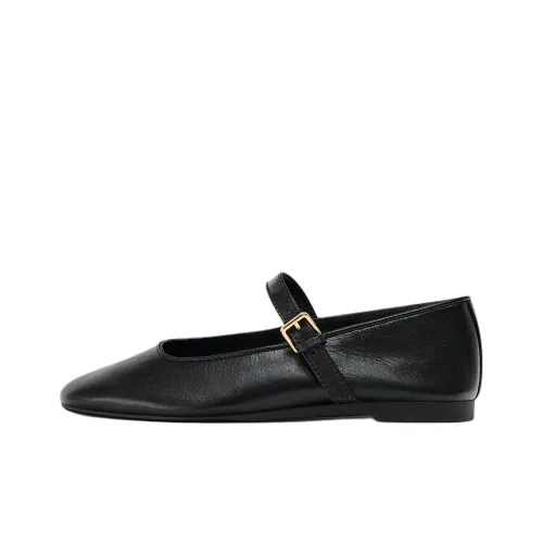 ZARA Туфли Мэри Джейн Черные Женские