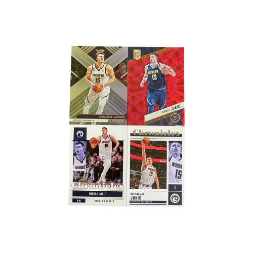 PANINI 2022 Nuggets Nikola Jokic 11 99 EDITION 2023 Красный Fold Серебряный Fold Особенный Ticket Спортивные карты 4 шт
