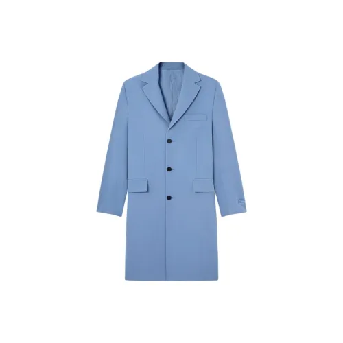 FANSIZHE VERSACE Пальто Мужское Светло-Синий
