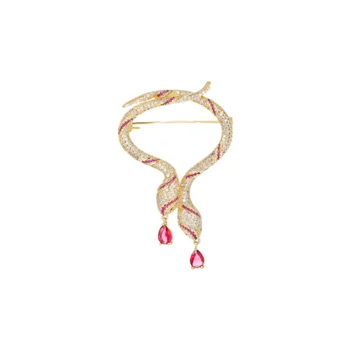 Фиолетовый медный сплав броши унисекс