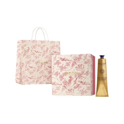 L'OCCITANE Лимитированная серия ко Дню Влюбленных Крем для рук с орехом ши розовым подтягивающий питающий увлажняющий 75 мл