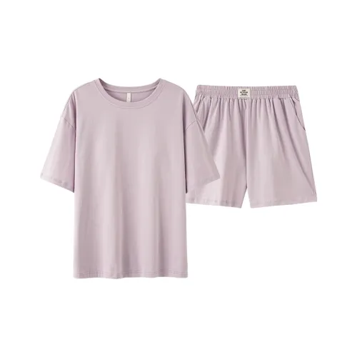 White Ran Пижамный комплект женский розовый фиолетовый