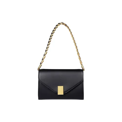 Lanvin Телячья кожа Сумка через плечо Женская Черная