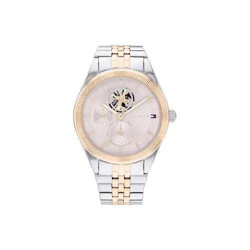 Tommy Hilfiger Женские часы Кварцевый механизм Ремешок из нержавеющей стали 36 мм Серый циферблат