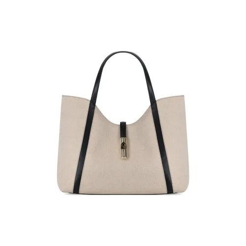 Furla Ткань Тоут Сумка Сумка для покупок Сумка Обычная Женская Светло-Коричневая