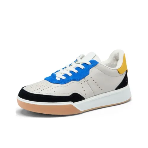 Ecco Уличная обувь Коллекция Низкие кеды для скейтбординга Мужские Серый Синий Черный