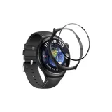 Huawei Watch 4 [Чехол и Защитная пленка для экрана включены - Черный] Не влияет на сенсорный экран Поддерживается Беспроводная зарядка