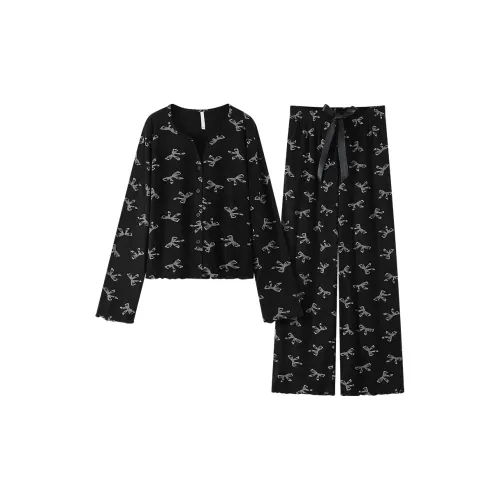 YUZHAOLIN Pajama Комплект Женский Черный