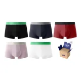 Темно-серо-синий + Черный + Розовый + Белый + Красный (Упаковка 5 шт)