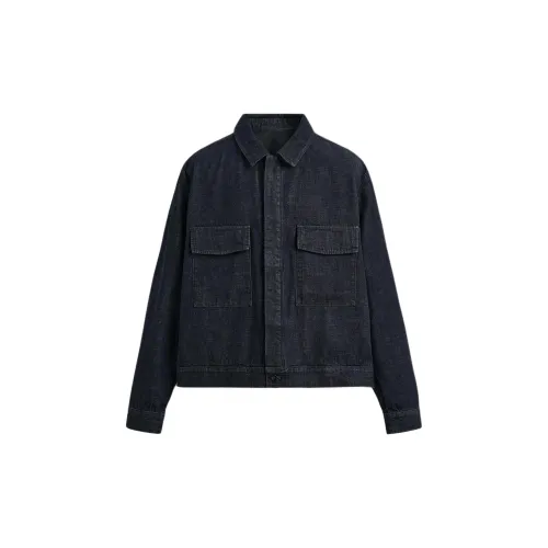 ZARA Индиго Мужские Джинсовые Куртки