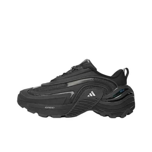 Adidas Wonder Runner Устойчивые к истиранию низкие беговые кроссовки унисекс черные