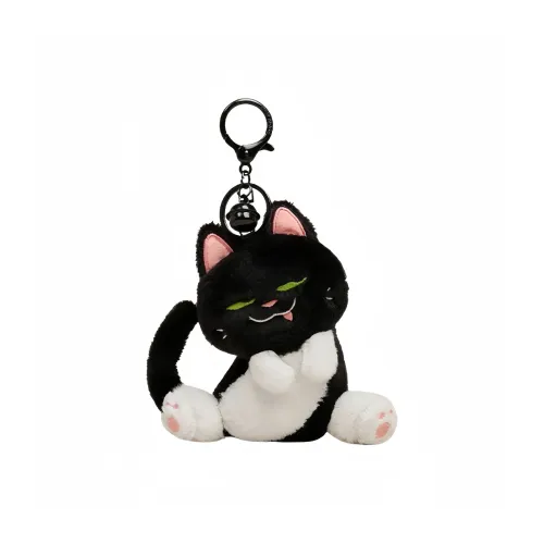 X3COMMUNE Наклонный глаз Mischievous Кошка Куклы Плюшевый Брелок 10 см Высота 10 см Длинный