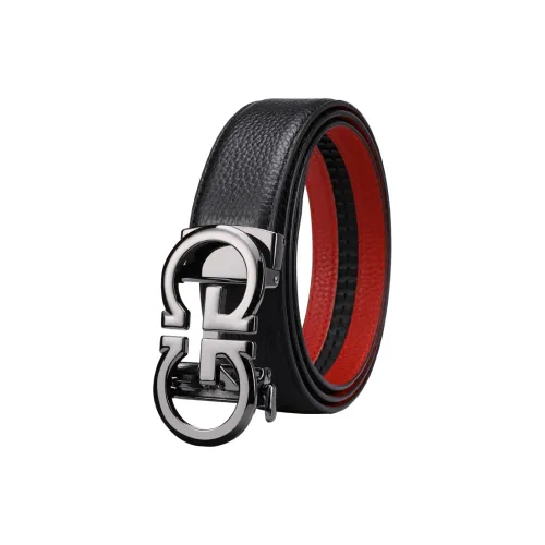 POLOMEISDO Телесная коровья кожа Зодиакальный год Красный ремень Кожаные ремни Мужской Ширина 3,5 см