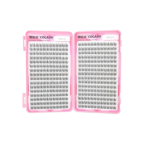 KULESI Черный GOBY Русалка Искусственные ресницы THREE в One Один сегментированный кластер 32 ряда 384 кластера