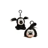 Длинноволосая белая обезьяна + белая обезьяна, жующая дерево