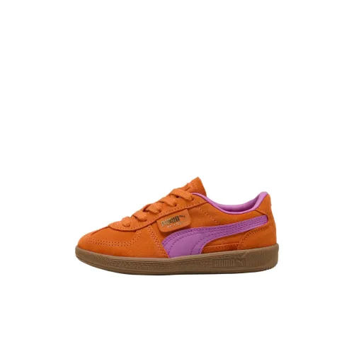 PUMA Дышащий и Износостойкий Низкий Топ Детская Беговая Обувь Цвет Кленового Сиропа Детская