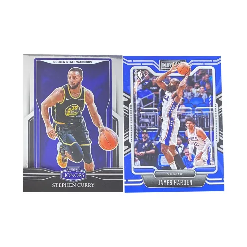 Панини 2022 Warriors Карри 76 Лица Джеймс Харден Спортивные Карты 2 Упаковки