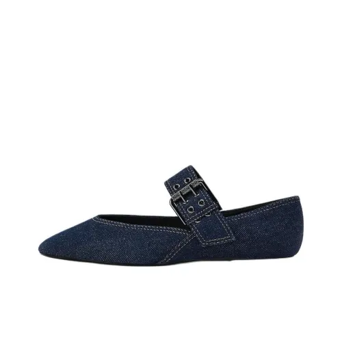 ZARA Женские повседневные туфли, синий цвет, женские