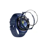 Huawei Watch 4 [Чехол и Защитная пленка для экрана включены - Темно-синий] Не влияет на сенсорный экран Поддерживается Беспроводная зарядка