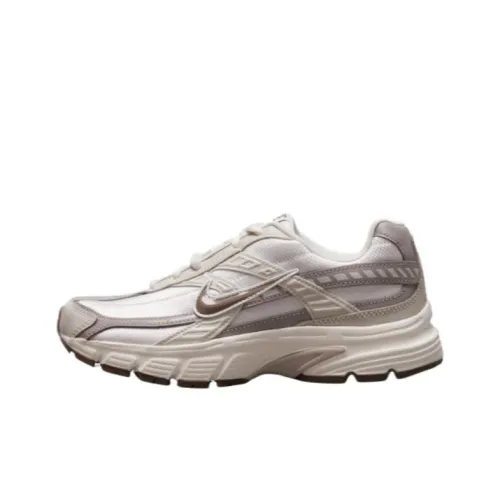 Nike Initiator Slip Resistant Abrasion Resistant Дышащий Низкий Топ Беговые кроссовки Женские Серый Белый