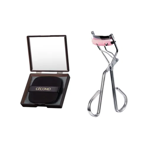 GECOMO Расчески с Blooming Зажигателем для ресниц + Масло-удаляющая бумага Комбинация Включает Розовое Зеркальце Инструмент для макияжа