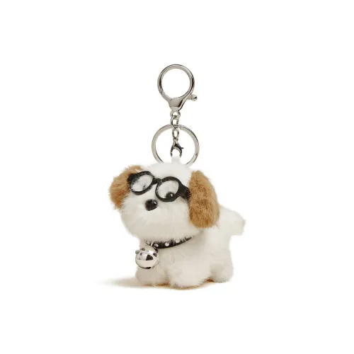 X3COMMUNE Милый Молочный Бутылка Колокольчик Стекло Собака Кукла Плюшевая Подвеска 13 см Высота