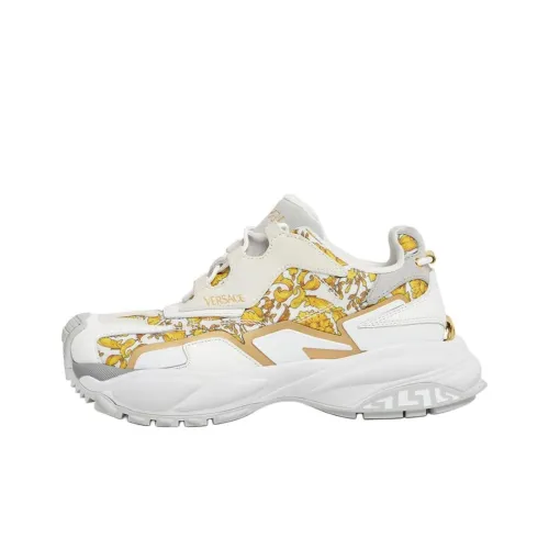 VERSACE MERCURY M_VS_04 Низкий Топ Толстая Подошва Кроссовки Женские Белые