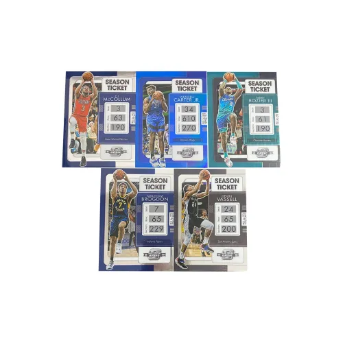 Panini 2022 Шар Game Ticket McCollum Carter Rozier RUSSELL ETC. Спортивные карты 5 шт