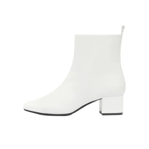 Carel Estime Ботильоны 4CM Женские Белые