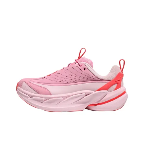 HOKA ONE ONE Slip-resistant Abrasion-resistant Low Top Casual Running Shoes Unisex Pink HOKA ONE ONE Противоскользящий Аbrasion-resistant Низкий Топ Повседневные Беговые кроссовки Унисекс Розовый
