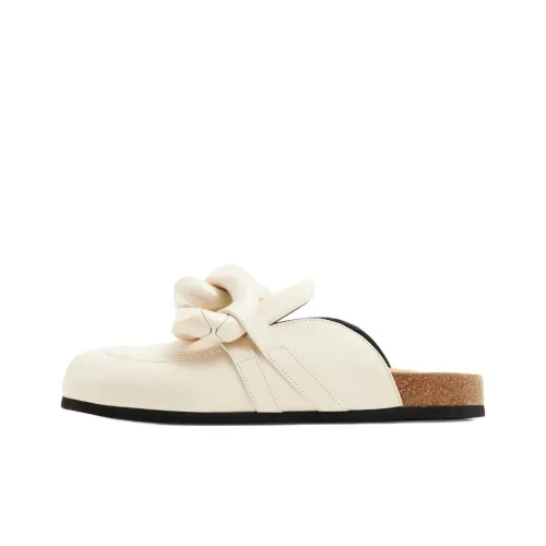 JW Anderson Цепочка Домашние тапочки Женские Бежевый