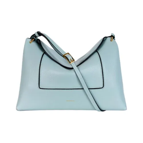 Wandler Телячья кожа Сумка на плечо Женская Синяя