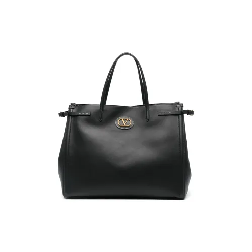 Valentino Garavani Телячья кожа Тоут Сумка Сумка для покупок Сумка среднего размера Мужская Черная