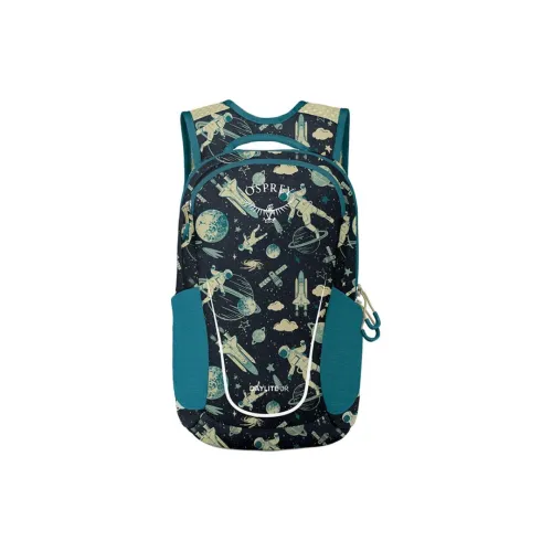 OSPREY 9L Альпинистский рюкзак Outdoor Сумка Переработанный полиэстер Зеленый и Синий Детский