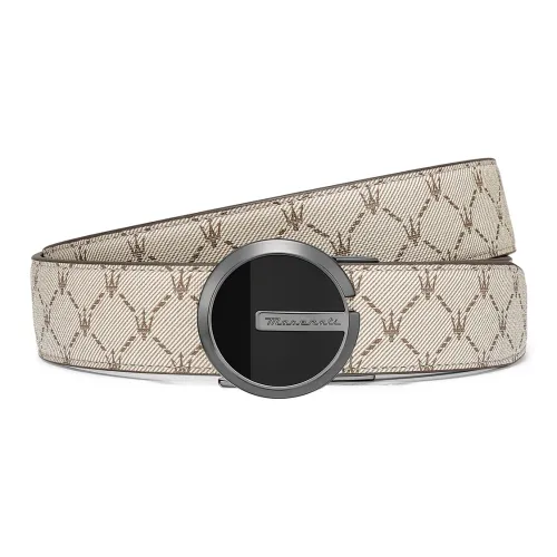 Maserati ПВХ Кожаные ремни Мужской 3,55 см