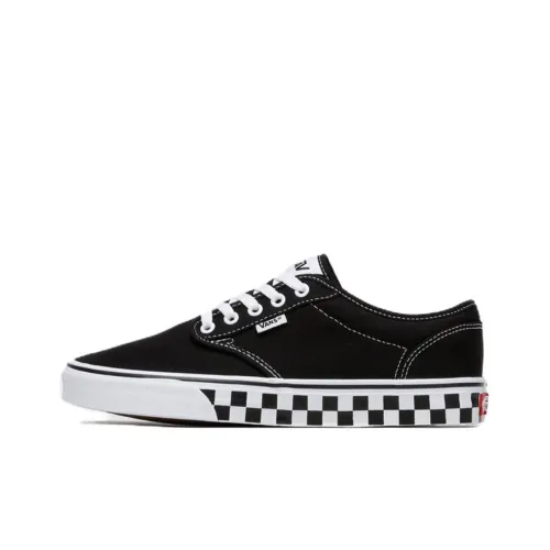 Vans Atwood Low Топ Скейтборд Кроссовки Мужские Черно-Белые