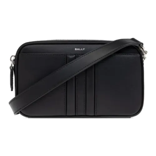 BALLY Кожа Курьерская Сумка Сумка через плечо Сумка на плечо Стандартная Мужская Черная