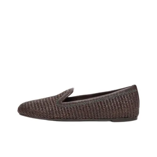 Brunello Cucinelli Женские повседневные туфли Коричневый Женские