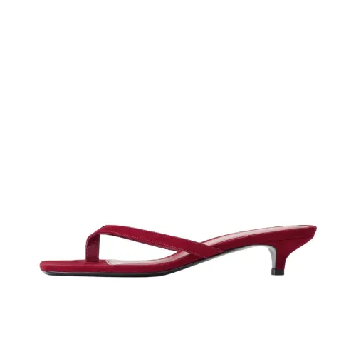 TOTEME Шлепанцы 3,5 см Женские Красные